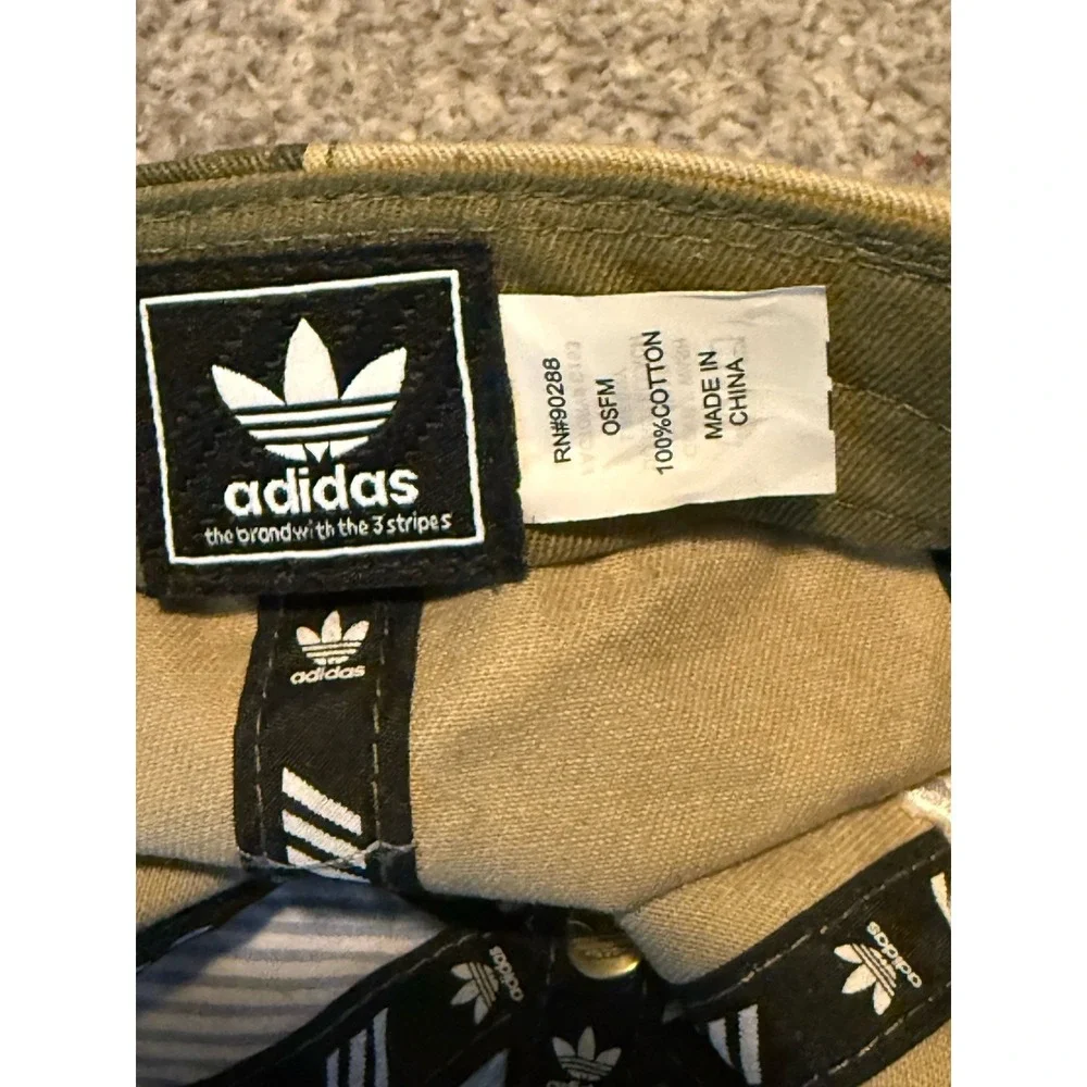 Adidas Camo Camouflage Hat Strap Back Cotton Dad Strapback Trefoil Logo Fitness